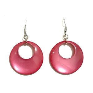 BOGO ‼️ Elegant Pink Hoop Earrings